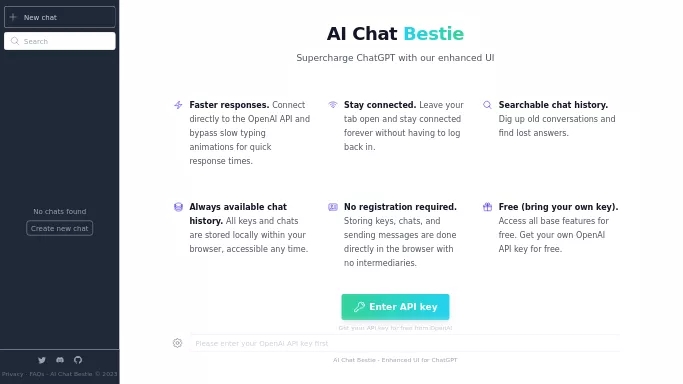 AI Chat Bestie — бесплатная нейросеть  , расширения ChatGPT,  для повышения продуктивности. 