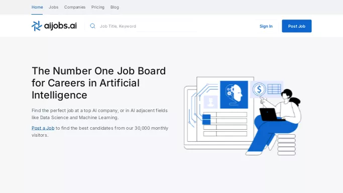 AIJobs.ai — бесплатная нейросеть   помогающая в управлении персоналом,  для маркетинга. 