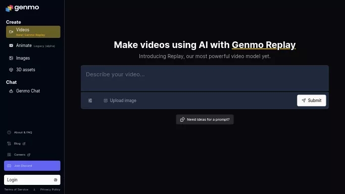 Genmo AI — бесплатная нейросеть   для создания видео. 
