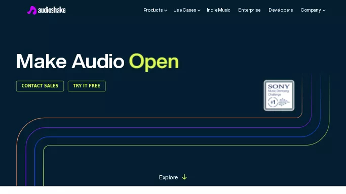 AudioShake — платная нейросеть   для редактирования аудио,  для создания музыки,  в играх. 