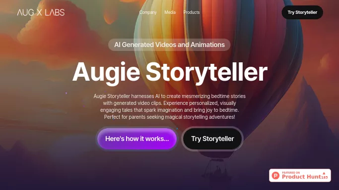 Storyteller by Augie — бесплатная нейросеть  undefined,  для создания видео. 