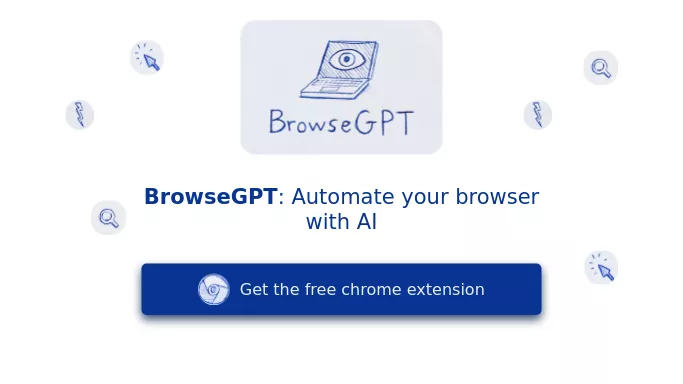 BrowseGPT — бесплатная нейросеть  , расширения ChatGPT,  для повышения продуктивности. 