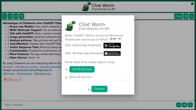 Chatworm — бесплатная нейросеть   для генерации промптов. 