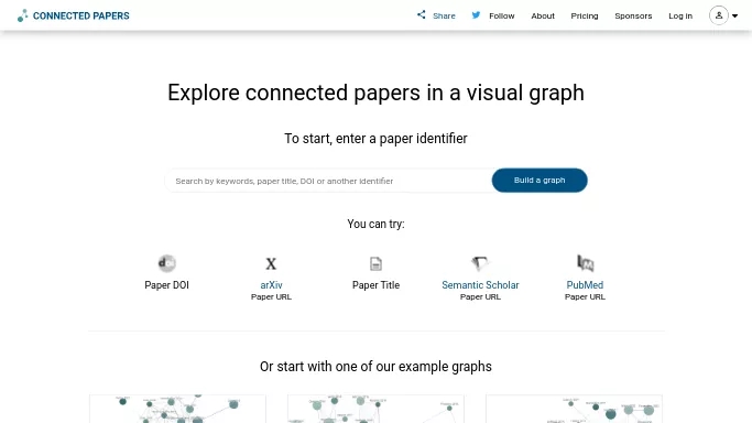 Connected Papers — бесплатная нейросеть   для научно-исследовательской деятельности. Бесплатная версия с ограниченным функционалом, есть платные тарифы.