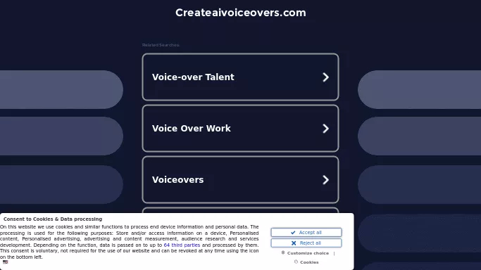 Create AI Voiceovers — бесплатная нейросеть   для редактирования аудио. Бесплатная версия с ограниченным функционалом, есть платные тарифы.