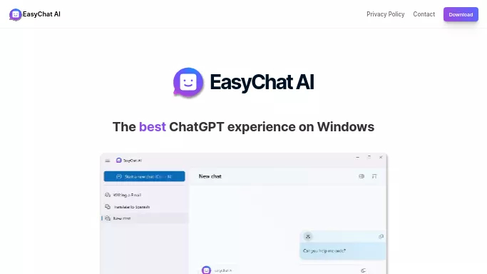 EasyChat AI — платная нейросеть  , расширения ChatGPT,  для повышения продуктивности. Бесплатная версия с ограниченным функционалом, есть платные тарифы.