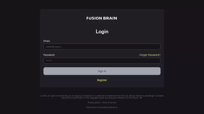 Fusion Brain — бесплатная нейросеть   для создания изображений. 
