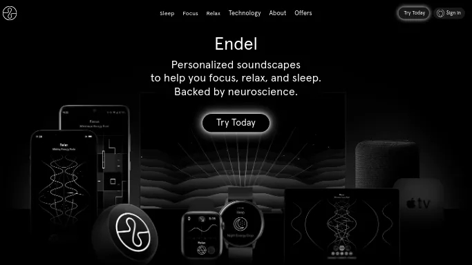 Endel — бесплатная нейросеть   для повышения продуктивности. Бесплатная версия с ограниченным функционалом, есть платные тарифы.