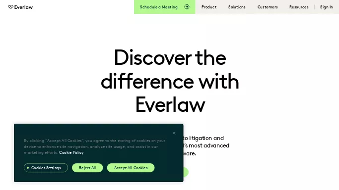 Everlaw — платная нейросеть   в области права,  для научно-исследовательской деятельности, для помощи в автоматизации. 