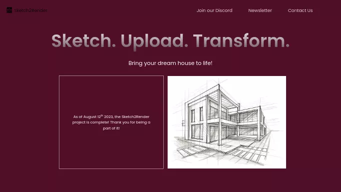 Sketch2Render — бесплатная нейросеть   в сфере недвижимости и архитектуры. 