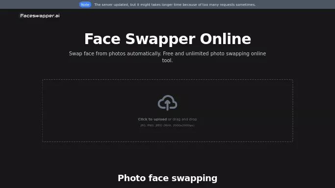 FaceSwapper — бесплатная нейросеть   для развлечений,  для дипфейк(deepfake). Бесплатная версия с ограниченным функционалом, есть платные тарифы.