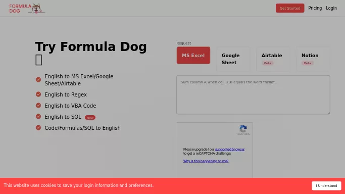 Formula.dog — платная нейросеть   для таблиц и PDF. Бесплатная версия с ограниченным функционалом, есть платные тарифы.