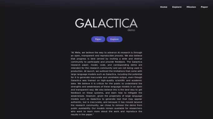 Galactica — бесплатная нейросеть   для научно-исследовательской деятельности. 