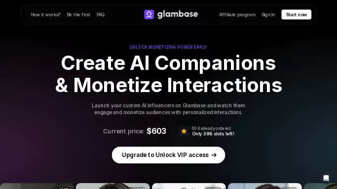 Glambase — платная нейросеть   для SMM,  для создания аватаров и цифровых 3D персонажей. 