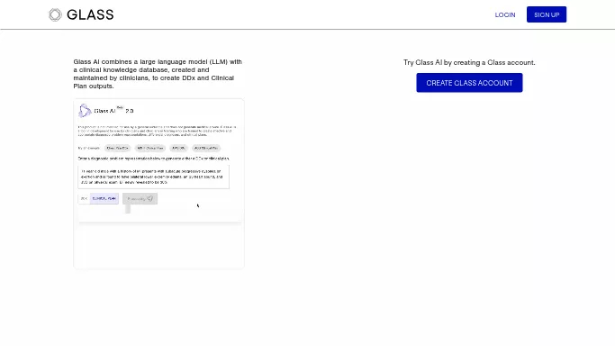 Glass Health AI — бесплатная нейросеть   в медицине. 