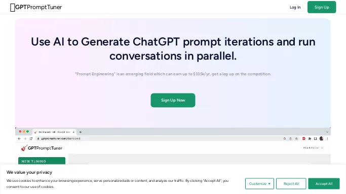 GPT Prompt Tuner — платная нейросеть   для генерации промптов. 