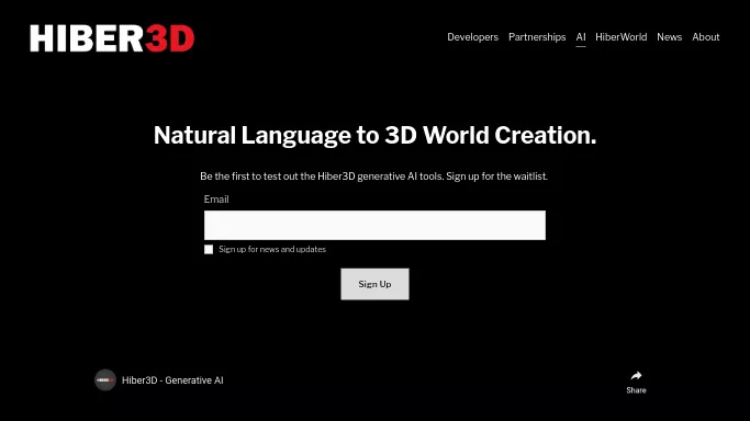 Hiber 3D — бесплатная нейросеть   для 3D и анимации. 