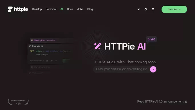 HTTPie AI Chat — бесплатная нейросеть   для разработки программного обеспечения. 