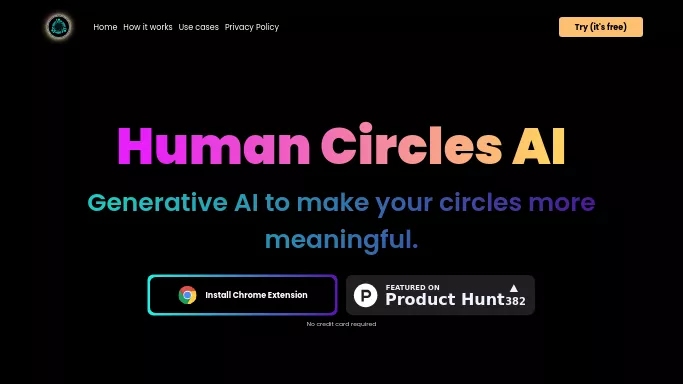 Human Circles AI — бесплатная нейросеть   для маркетинга,  помогающая в управлении персоналом. 