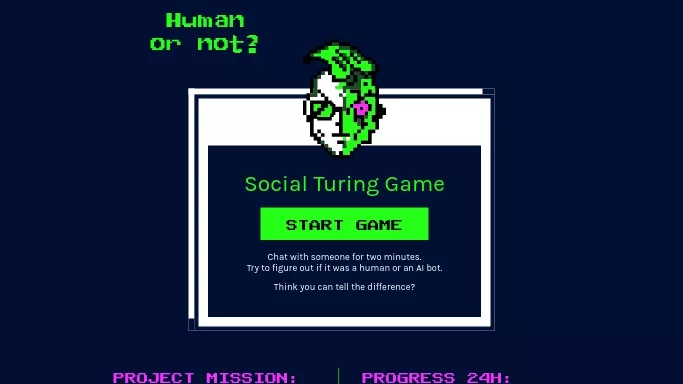 Human or Not 2 — бесплатная нейросеть   в играх. 