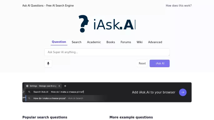 iAsk.AI — бесплатная нейросеть   для поиска. 