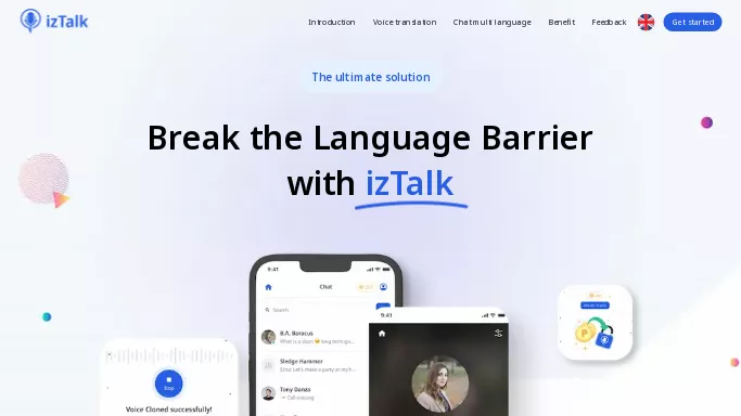 izTalk — бесплатная нейросеть   для перевода. 