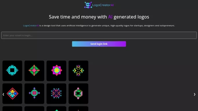 LogoCreatorAI — платная нейросеть   для создания логотипа. Бесплатная версия с ограниченным функционалом, есть платные тарифы.