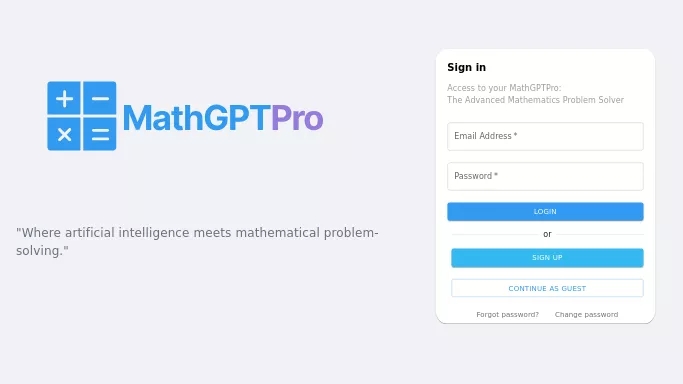 MathGPTPro — бесплатная нейросеть   в образовании. 