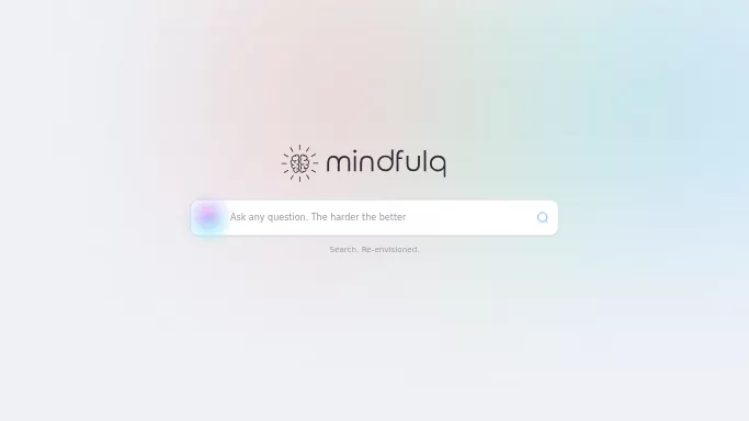 Mindfulq — бесплатная нейросеть   для повышения продуктивности,  для поиска. 