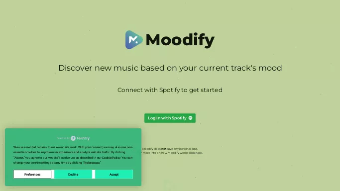 Moodify — бесплатная нейросеть   для создания музыки. 