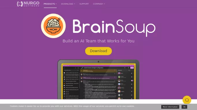 BrainSoup — платная нейросеть   — чат-бот,  для повышения продуктивности. Бесплатная версия с ограниченным функционалом, есть платные тарифы.