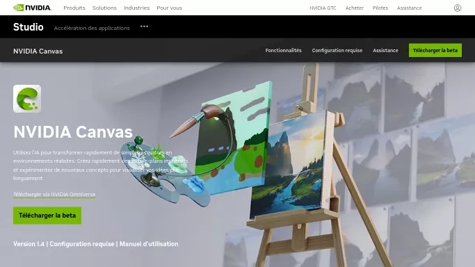 Nvidia Canvas — бесплатная нейросеть   для создания изображений. 