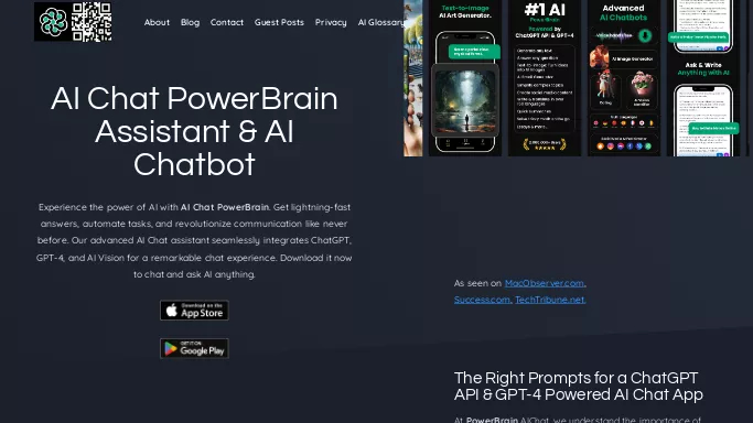 PowerbrainAI — платная нейросеть   для генерации промптов. Бесплатная версия с ограниченным функционалом, есть платные тарифы.