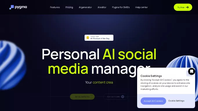 Pygma — платная нейросеть   для SMM. 