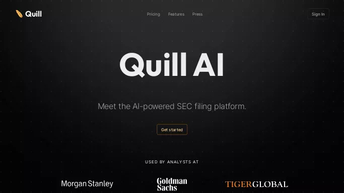 Quill AI — платная нейросеть   для маркетинга,  для работы с финансами. Бесплатная версия с ограниченным функционалом, есть платные тарифы.