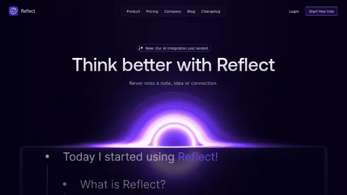 Reflect AI — бесплатная нейросеть   в области памяти. Бесплатная версия с ограниченным функционалом, есть платные тарифы.