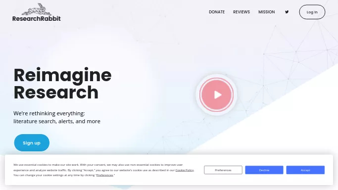 ResearchRabbit — бесплатная нейросеть   для научно-исследовательской деятельности. 