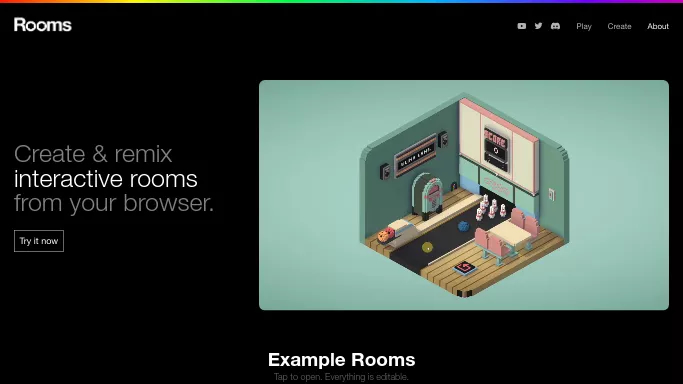 Rooms — бесплатная нейросеть   в играх. 