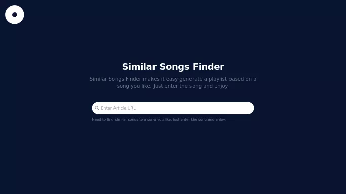 Similar Songs Finder — бесплатная нейросеть  — полезные ИИ,  для создания музыки. 