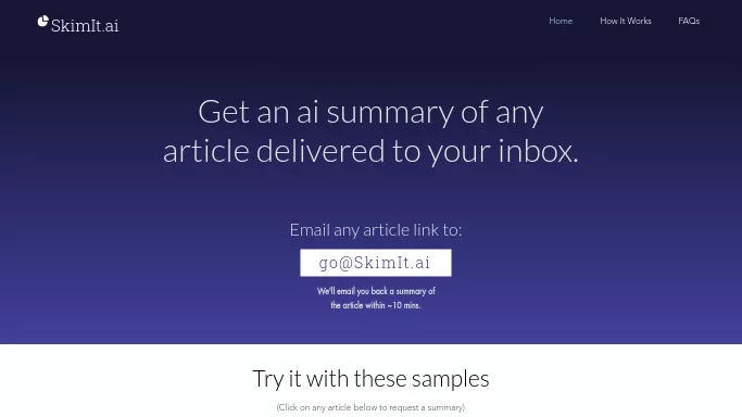 Skim It — бесплатная нейросеть   для SMM,  для суммаризации текста,  для повышения продуктивности,  в образовании. 