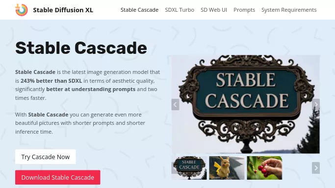 Stable Cascade — бесплатная нейросеть   для создания изображений. 