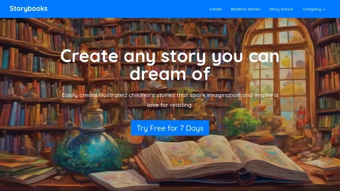 StoryBooks — бесплатная нейросеть  undefined. 