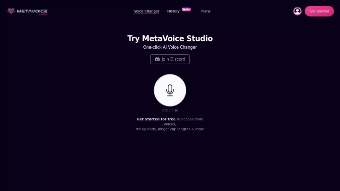 Metavoice Studio — бесплатная нейросеть   для редактирования аудио. Бесплатная версия с ограниченным функционалом, есть платные тарифы.