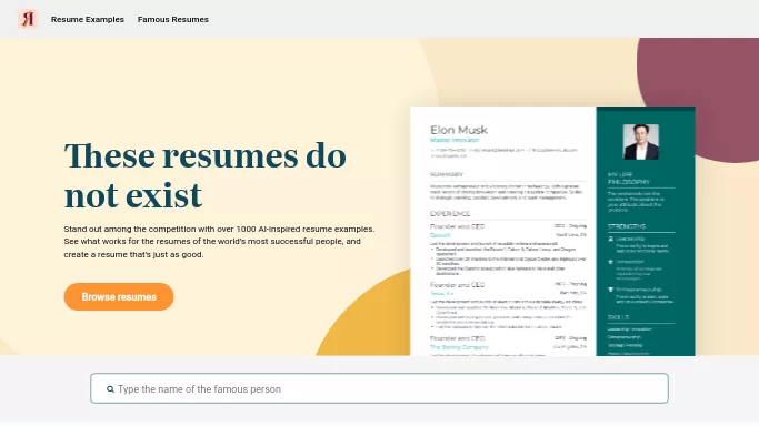 Thisresumedoesnotexist — бесплатная нейросеть   помогающая в управлении персоналом. Бесплатная версия с ограниченным функционалом, есть платные тарифы.