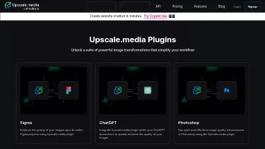 Нейросеть Plugins by Upscale.media - Редактирование изображений