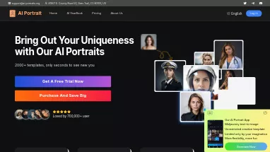 Нейросеть AI Portrait Generator - Генерация изображений,Аватары и цифровые 3D персонажи