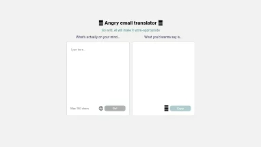 Нейросеть Angry Email Translator - Развлечения,E-mail
