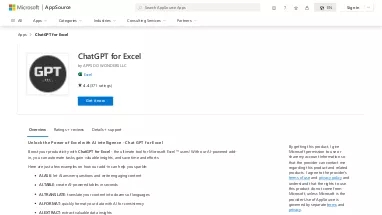 Нейросеть ChatGPT for Excel - Таблицы и PDF,Продуктивность