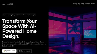 Нейросеть ArchitectGPT - Дизайн,Недвижимость и архитектура,Генерация изображений