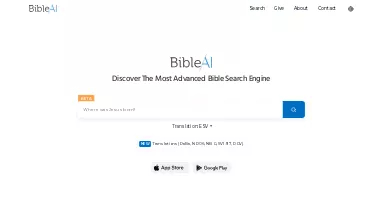 Нейросеть Bible AI - Полезные ИИ,Поисковые системы,Образование